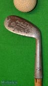 Scarce and interesting Spence and Gourlay St Andrews Mashie Niblick Sunday golf walking stick