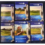 2011 Official Open Golf Championship multiple major player signed programme and signed draw