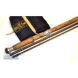 Hardy “Graphite Salmon Fly” Rod -13’9” 3pc (line weight guide worn) usually 9/10# with Agate lined