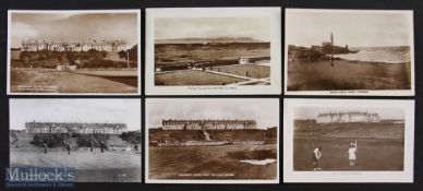 Interesting collection of Turnberry golfing scene real photograph glossy postcards from the 1930