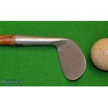 Fine Monel metal round back rut iron Sunday golf walking stick – small smf head fitted with