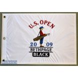 2009 US Open Golf Championship embroidered pin flag – played at Bethpage Black won by Lucas Glover -