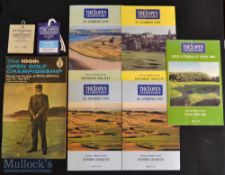 Collection Open Golf Championship Programmes and tickets from 1957 onwards (8) – 1957 St Andrews