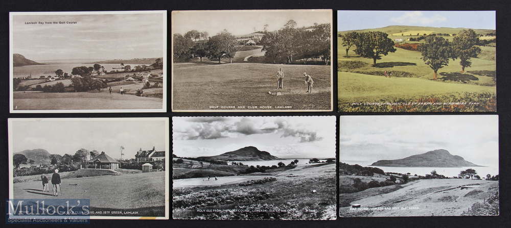 Selection of Arran and North Ayrshire golfing postcards from the early 1900s onwards (15) mostly - Image 2 of 2
