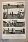 Collection of Golfing Magazine Photograph Illustrations et al from 1900 to 1950s (3) – notably J H