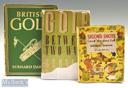 Darwin^ Bernard golf book selection one signed by Leonard Crawley (3) - “Second Shots” 1st ed 1930