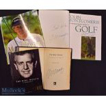 Montgomery^ Colin signed golf books – signed - “The Real Monty-The Autobiography” 1st ed ‘02