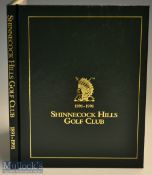 Peper^ George - ‘Shinnecock Hills Golf Club 1891-1991” Centenary deluxe leather ltd ed no. 732/