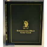 Peper^ George - ‘Shinnecock Hills Golf Club 1891-1991” Centenary deluxe leather ltd ed no. 732/