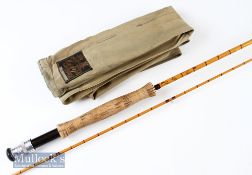 Good Hardy’s England “The Perfection” palakona trout fly rod ser. no. H46232C (c.1961) – 9ft 2pc