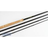 Fine Merlin Made in England (Bruce & Walker) Y2K Titanium Carbide 16ft 4pc salmon fly rod - line