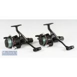2x Shimano FX 4000 spinning reels both very lightly used (G)