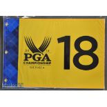 2014 The PGA Golf Championship screen printed 18th Hole Pin Flag – played at Valhalla and won by