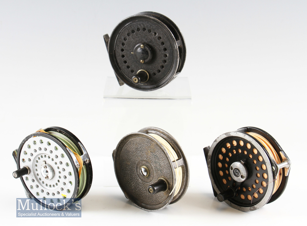 Fishing Creel^ Fly Reels and spare spool – the creel with leather strap (detached at one end)^ - Image 2 of 6