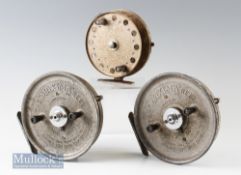 Selection of Centre Pin reels to include 2x ‘The Maxim Reel’ 5 ½narrow drum reels^ a 3 ½” Strike