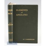 Sheringham^ H T – Elements of Angling^ 3rd edition 1920’s^ in original green cloth binding^ good