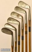 Selection of men and ladies golf irons (6) – mussel back Fernie Mid iron^ richard Ross Addington 2