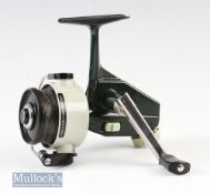 Zebco Cardinal 4 fixed spool spinning reel marked made in Sweden to the foot^ in green and cream