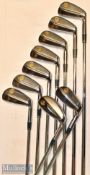 1997 Official Ryder Cup Commemorative Set of Irons – ltd edition no 0322/2500 hand forged blades