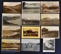 Selection of various Scottish Highlands golfing scene and other postcards from 1908 onwards (12)