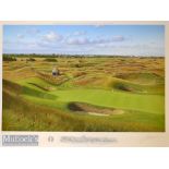 2003 Official Royal St Georges Open Golf Championship signed ltd ed print by Graeme Baxter -
