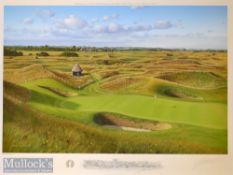 2003 Official Royal St Georges Open Golf Championship signed ltd ed print by Graeme Baxter -