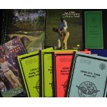 Collection of US Open^ Masters Golf Media Guides from 1996 onwards - 2x Masters Media Guides for ’96