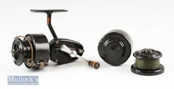 Rare and early Mitchell fixed spool spinning reel (pre 300) with half bail round anti-reverse button