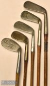 Collection of interesting golf irons (5) - Harry Vardon Totteridge Signature Rustless Special