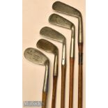 Collection of interesting golf irons (5) - Harry Vardon Totteridge Signature Rustless Special