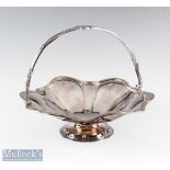 Silver plated Hoylake Golf Fruit Bowl: Walker and Hall – engraved to the underside “CA GC Bogey