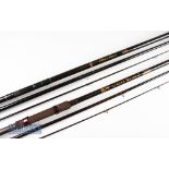 2x good Match Rods – DAM Champion Match 11ft 3pc with Fuji style line guides^ 25” handle with