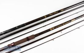 2x good Match Rods – DAM Champion Match 11ft 3pc with Fuji style line guides^ 25” handle with