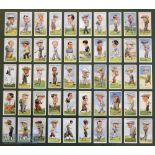 W A & A C Churchman's full set of 'Prominent Golfers' Cigarette Cards issued in 1931 – complete