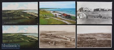 Interesting selection of Moray Golf Club Lossiemouth golfing postcards going back as far as 1908 (