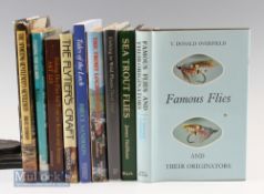 Selection of Fishing Books to include The Fly Tier’s Craft^ Fishing Dry Flies for Trout on Rivers