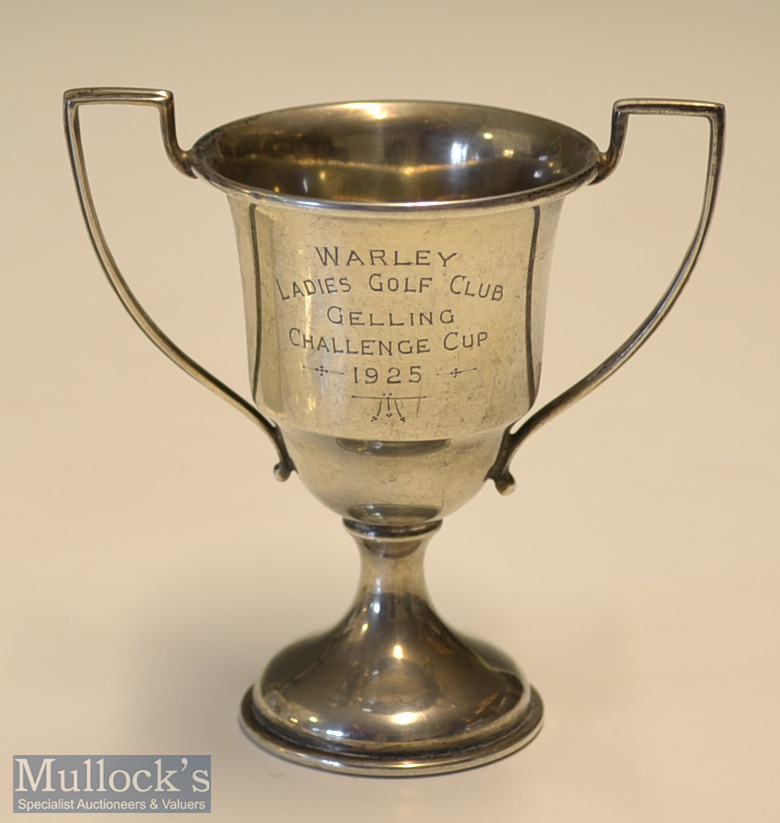 Hallmarked Silver Cheshire Union of Golf Clubs Ashtray: engraved Runner up 1968^ hallmarked - Image 2 of 2