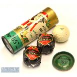 3x Early Dunlop Sixty Five diamond label wrapped balls – in early Christmas Dunlop 65 Golf Ball