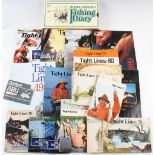 Collection of ABU Tight Lines Catalogues from the 1960s to 1980s and various ABU reel schematics and