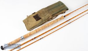 Good Hardy’s England “The No.3 AHE Wood – Steel Centre” salmon fly rod ser. no H33164 (1960) –