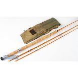 Good Hardy’s England “The No.3 AHE Wood – Steel Centre” salmon fly rod ser. no H33164 (1960) –