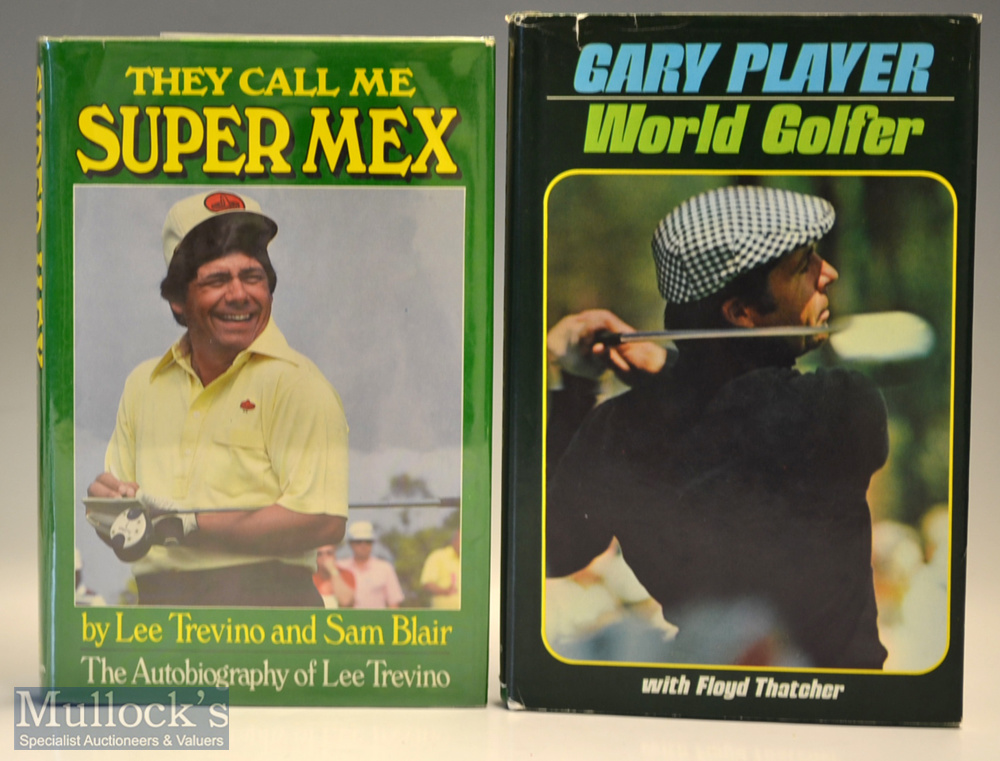 Lee Trevino and Gary Player signed Golfing Autobiographies (2) - Lee Trevino - “They Call Me Super