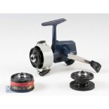 ABU Cardinal 40 fixed spool reel with a spare spools in blue^ runs smooth in very good condition (