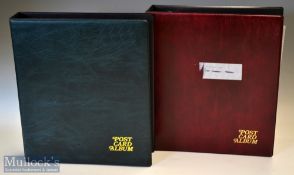 2x “Post Card Albums” lever arch style albums – each with approx 20 sleeves to hold 160 postcards