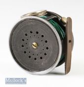 Hardy Bros Alnwick 3 3/4” ‘The Perfect’ Dup Mk II alloy wide drum fly reel RHW marked JS internally^