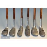 Collection of Imperial Alloy mallet head putters (6) 2x Dormie^ 3x XXX and J.F.H – 2x with hosel