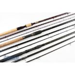 3x good various match/trotting/bait rods - very good Masterline “John Wilson Heritage” carbon