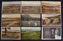 Collection of Argyle and Bute golfing scene postcards from the early 1900s onwards (9) 3x