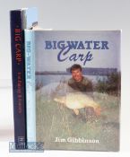Paisley^ T – Big Carp^ 1990 1st edition^ together with Gibbinson^ J Big Water Carp^ 1989 1st
