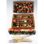 Assorted Selection of Floats including pike bungs pilot floats^ porcupine quills^ various course